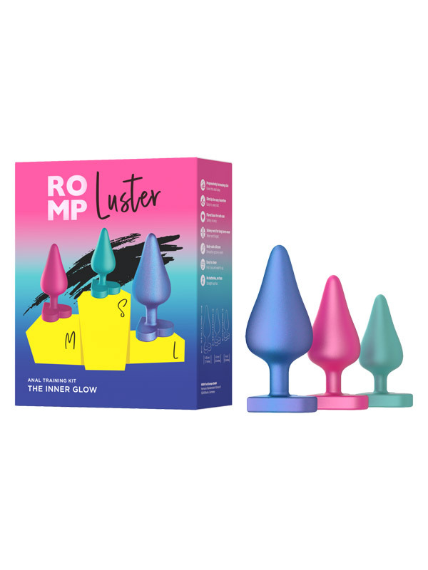 Kit de 3 plugs Romp Luster Sextoys Plug anal Oh! Darling