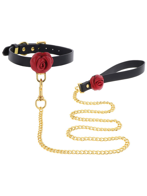 Collier et laisse Wild Roses Taboom BDSM Kit d'attache Oh! Darling