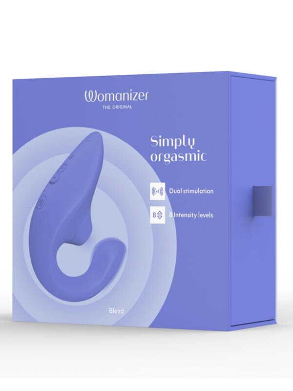 Double stimulateur Blend Womanizer bleu Sextoys Stimulateur clitoridien Oh! Darling