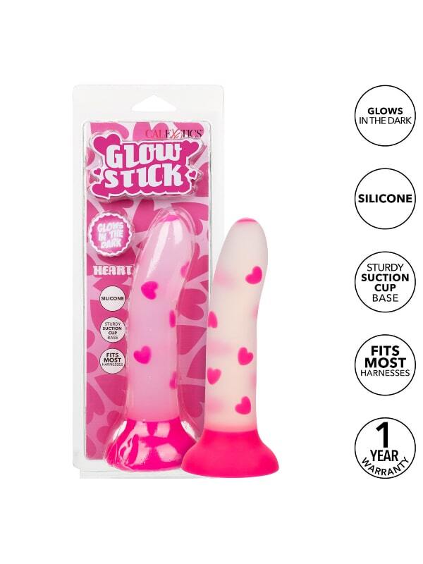 Gode Glow In The Dark Heart Calexotics Sextoys Gode Oh! Darling