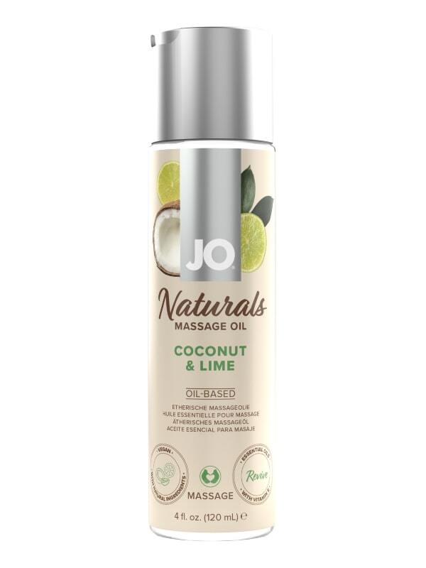 Huile de massage Naturals Noix de Coco et Citron Vert 120ml JO Bien-être Massage du corps Oh! Darling