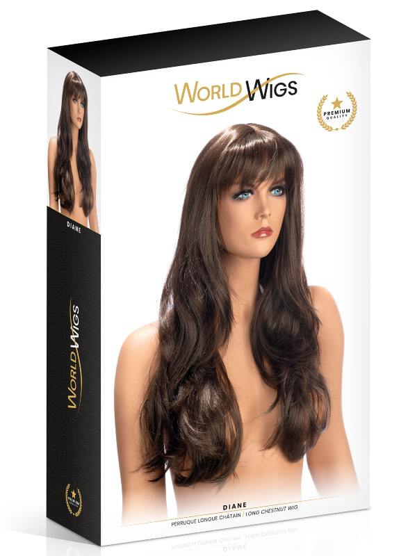 Perruque Diane Châtain World Wigs Lingerie Perruques Oh! Darling