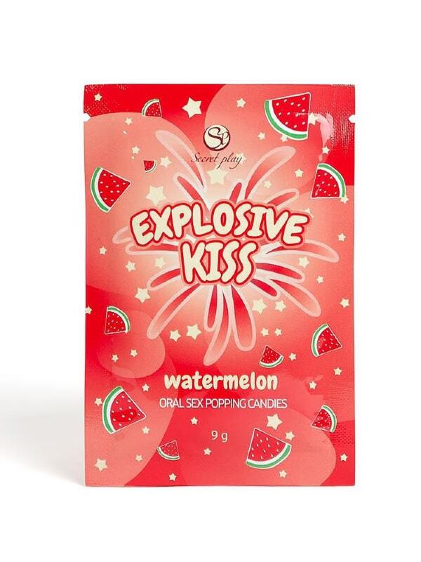 Sachet de bonbons pétillants Pastèque Explosive Kiss Secret Play Cad'Oh! Humour Oh! Darling